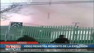 Video registra momento de explosión en hospital de Cuajimalpa [upl. by Poore]