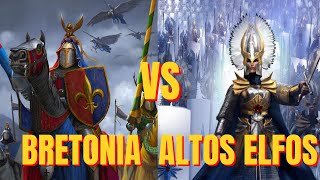 🎲quotBRETONIA VS ALTOS ELFOSquot🎲2000 PUNTOS INFORME DE BATALLA warhammer gw IMPERIO ORCOS THE OLD WORLD [upl. by Fianna]