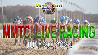 20 July 2024  Philippines Horse Racing Live  Metro Manila Turf Club Inc [upl. by Akkire]