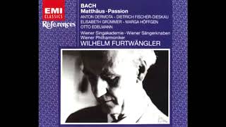 BACH MatthäusPassion BWV 244  Furtwängler · Wiener Philharmoniker [upl. by Siulegroj]