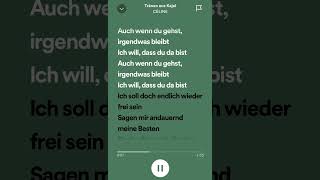 CÉLINE  Tränen aus Kajal Lyrics [upl. by Byrdie]