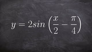 Learning to Graph the Sine Function with Transformations [upl. by Battat]