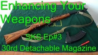 How To Install 30rd Steel Duckbill Magazine EASY Enhancing Your Weapons SKS 3 [upl. by Madaih442]