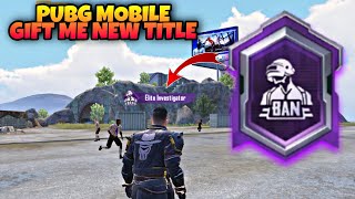 First Elite Investigator in PUBG Mobile [upl. by Anir]