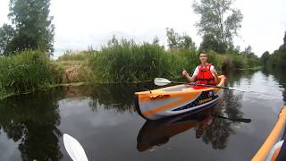 Aqua Marina Tomahawk Kayak River Chelmer [upl. by Howund274]