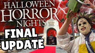 Halloween Horror Nights 2024 FINAL Update Universal Studios Hollywood [upl. by Yesrej]