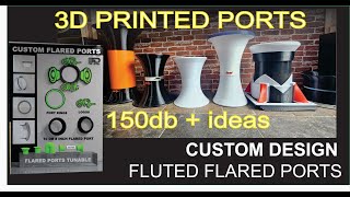 3D PRINTABLE FLUTED FLARED PORT COLLECTION [upl. by Cerveny285]