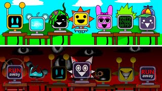 Incredibox Sprunki  Mr Fun Computers Normal Versions Vs Horror Versions [upl. by Ande976]