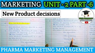 New product decision  New product development process  Pharma marketing management [upl. by Forward]