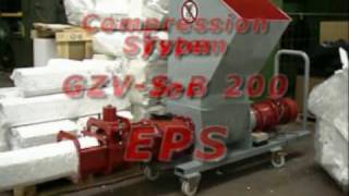 Styrofoam amp EPS Compression  Densifier System by HEGER wwwfoamequipmentcom [upl. by Arleen]