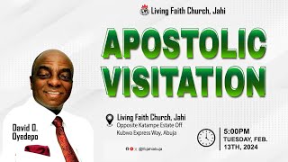 APOSTOLIC VISITATION  BISHOP DAVID OYEDEPO  LFC JAHI ABUJA  13TH FEB 2024  MESSAGE [upl. by Gagnon837]