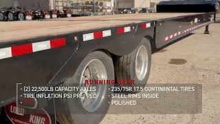 Load King SFT Hydraulic Folding Tail Trailer [upl. by Nnahtebazile]