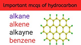 important mcqs of hydrocarbon hydrocarbon MCQs NMDC hydrocarbon mcqs [upl. by Nuahsyar]