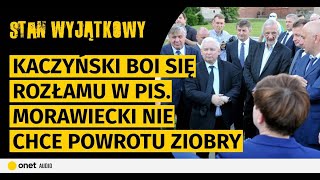 Kaczyński boi się rozłamu w PiS Morawiecki nie chce powrotu Ziobry Koalicja ma już swoje TKM [upl. by Weasner705]