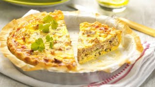 Recette  Quiche au thon sans tomate [upl. by Correna]