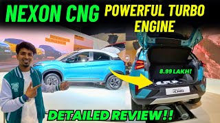 2024 Tata Nexon CNG Premium SUV  Panoramic Sunroof Mileage Price Features Variants Nexon CNG [upl. by Airan720]