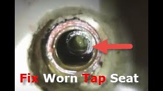 How to Fix a Worn Out Tap Seat With Replacement Kit [upl. by Olsewski]