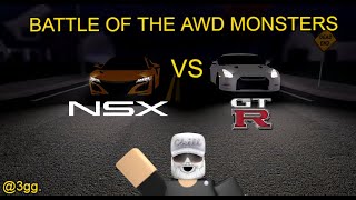 NSX vs GTR I Roblox ERLC Drag Race [upl. by Chin]