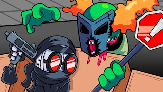 ACCELERANT HANK vs TRICKY Friday Night Funkin Logic  Cartoon Animation [upl. by Aggappera]