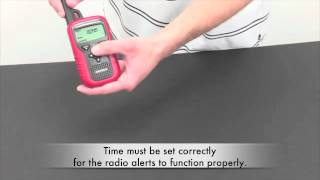 Setup the AcuRite Portable Weather Alert NOAA Radio with SAME [upl. by Noah]