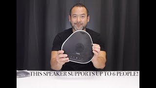 Unboxing the YamahaRevolabs YVC300 USB Portable Speakerphone [upl. by Weitzman]