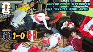 Ecuador 1  0 Perú  Reacción 😰 ESTADÍSTICAMENTE ES LA PEOR ELIMINATORIA  GENERACIÓN PULPIN [upl. by Satterfield735]