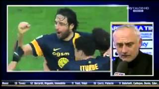 HELLAS VERONA I CORI DEI TIFOSI SOVRASTANO IL TELECRONISTA [upl. by Keyek70]