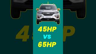 Dacia Spring  45HP vs 65HP Stats [upl. by Medorra]