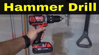 How To Use A Hammer DrillTutorial [upl. by Luamaj562]