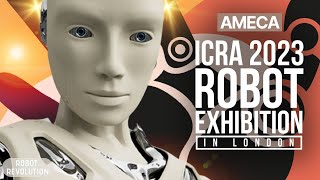 Humanoid Robot Ameca JUST SHOCKED The London Robot Show With her INSANE Response  ICRA 2023 [upl. by Aidyl]