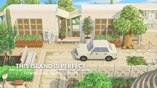 Probably the Most Perfect Island Ive Ever Visited  Animal Crossing New Horizons Island Tour [upl. by Ayitahs196]