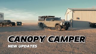 Dirtbox Overland  New Canopy Camper Updates [upl. by Hurleigh]