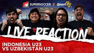 🔴 SEMIFINALS INDONESIA U23 VS UZBEKISTAN U23 LIVE REACTION [upl. by Nivar]