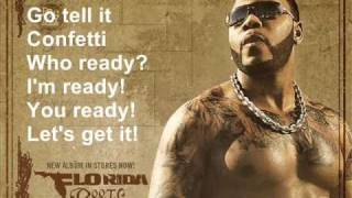 Flo Rida feat David GuettaClub cant handle me Lyrics On Screen [upl. by Ogir]