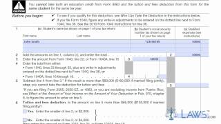 Learn How to Fill the Form 8917 Tuition and Fees Deduction [upl. by Crispas398]