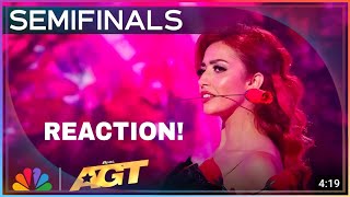 Solange Kardinaly Delivers EPIC Quick Change To  Semifinals  AGT 2024 Reaction [upl. by Uranie]