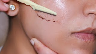 This is How to SHAVE Your Face for Clear Smooth Skin [upl. by Liatrice]