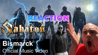 SABATON  Bismarck Official Music Video  REACTION [upl. by Gibert21]