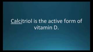 How to pronounce calcitriol Rocaltrol Memorizing Pharmacology Flashcard [upl. by Saidel617]