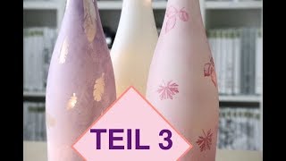 ♥️ Tutorial Stempel TUMBLR Flaschenlampe  LED Lampe selber bauen Lampe selber basteln Stampin up [upl. by Lucho259]