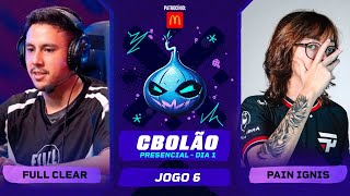 FULL CLEAR MENTALITY x PAIN IGNIS  CBOLÃO 2023  Luma vs Shaquinn  Lower Bracket  DIA 1 [upl. by Annehs]