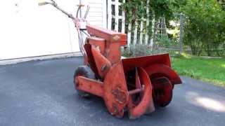 1961 Snowbird Snowblower  Video 1 [upl. by Suckram342]