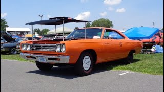 1969 ½ Plymouth Road Runner A12 in Orange amp 440 Engine Sound on My Car Story with Lou Costabile [upl. by Lagas]