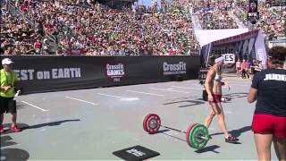 2012 CrossFit Games  Clean Ladder Women [upl. by Ulrich]