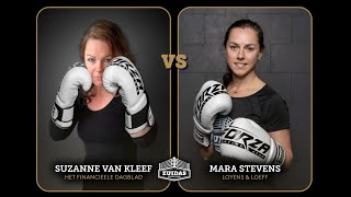 Zuidas Business Boxing Part III  Suzanne van Kleef vs Mara Stevens [upl. by Teahan508]