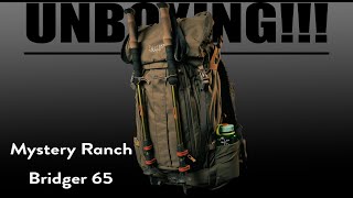 Mystery Ranch Bridger 65  Unboxing [upl. by Jeffery]