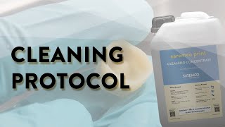 Cleaning Protocol saremco print CLEANING CONCENTRATE ✳️ SAREMCO Dental [upl. by Ammann]