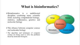 Lec1 Session 1 Bioinformatics [upl. by Dabbs]