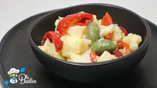 Insalata di baccalà Insalata di rinforzo Beneventana ricetta tipica natalizia [upl. by Noir]