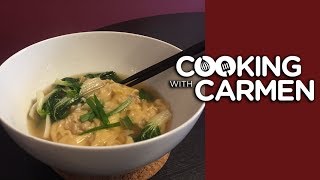 Wonton Soup  Cooking With Carmen [upl. by Kcirdneked]